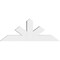 Ekena Millwork Saratoga Architectural Grade PVC Gable Bracket, 60"W x 22 1/2"H x 6"D x 6"F, 9/12 Pitch GBP060X23X0606SAR00 - alternate 5